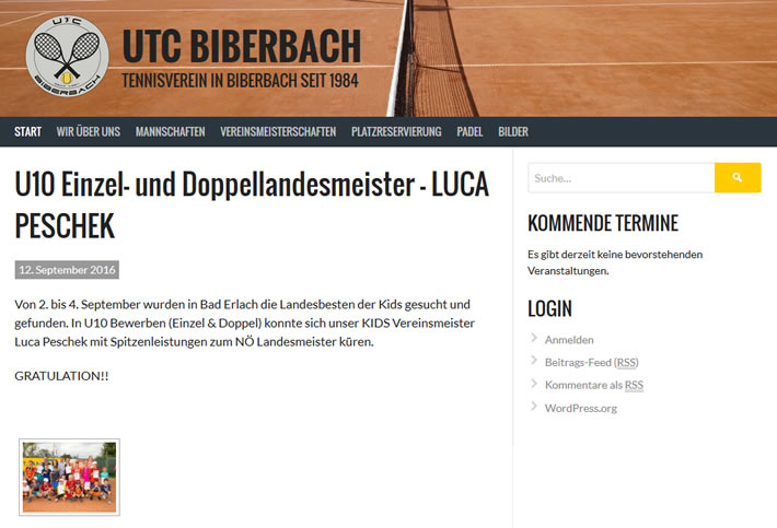 Erstellung der Website durch den Kunden und Hosting durch CSMB e.U.